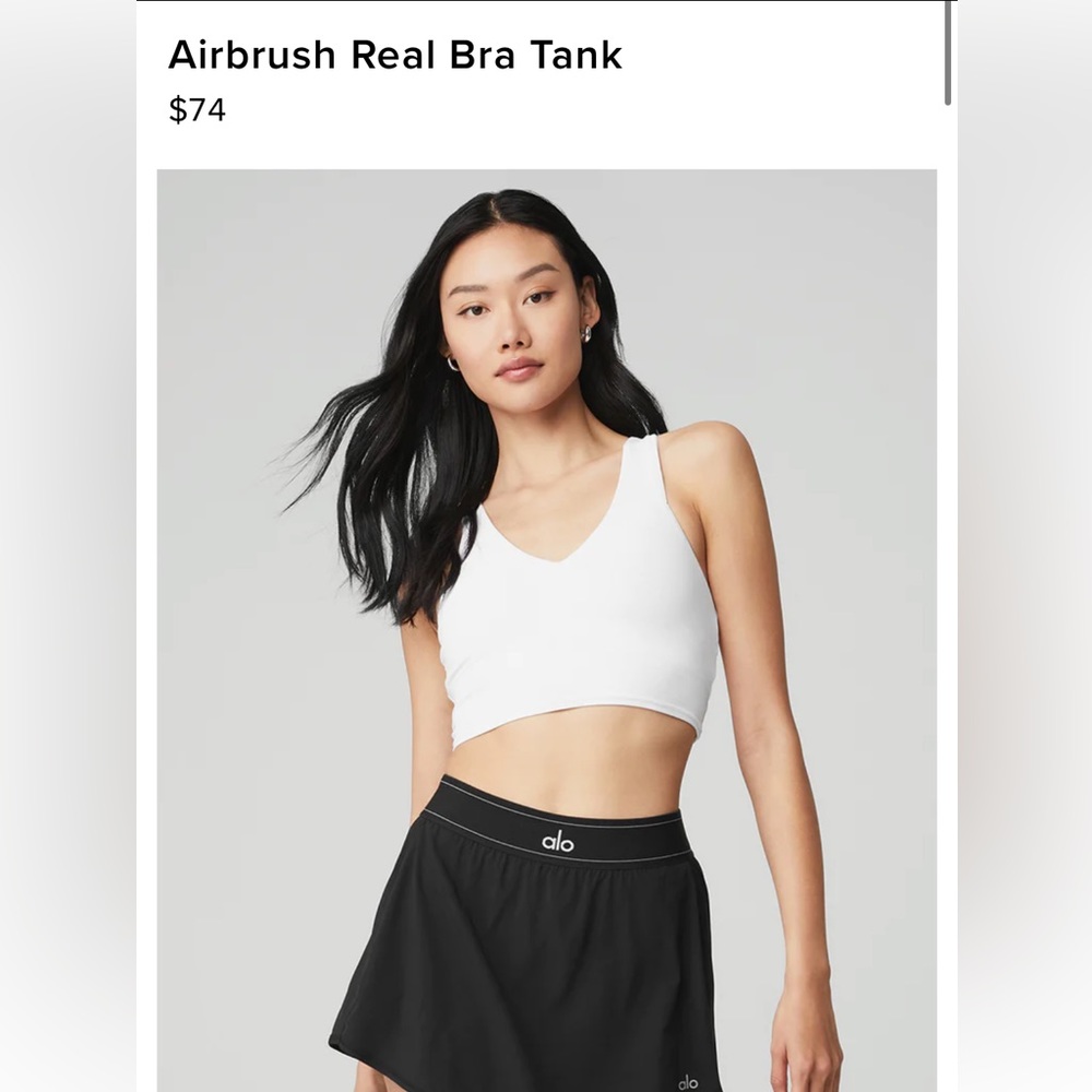 Alo Yoga Airbrush real bra tank